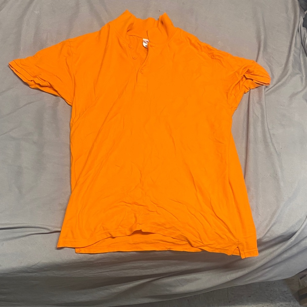 Men's Orange Polo Shirt